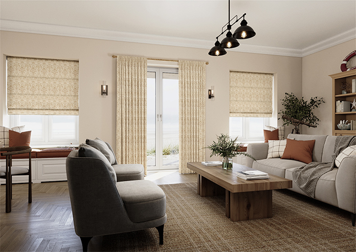 Tiverton, Sand - Made to Measure Curtains - Image 7